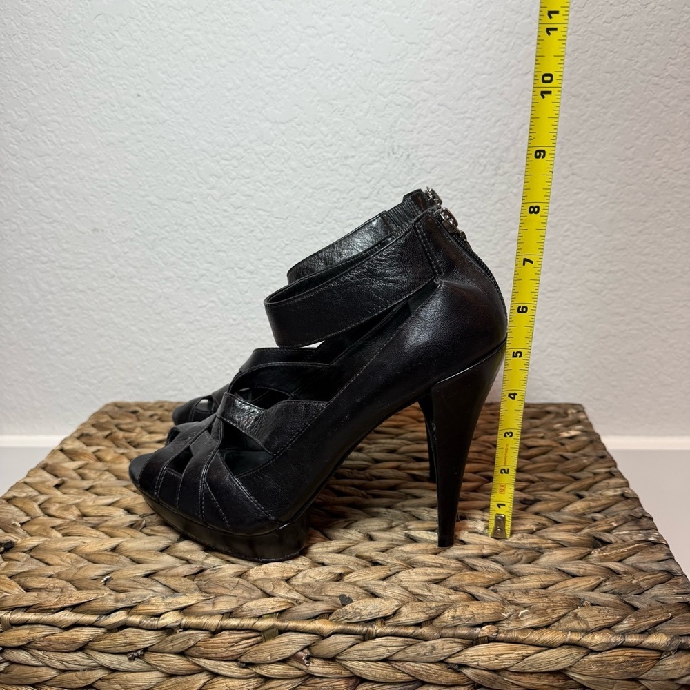 Aldo Black Strappy Heels - Picture 4 of 7